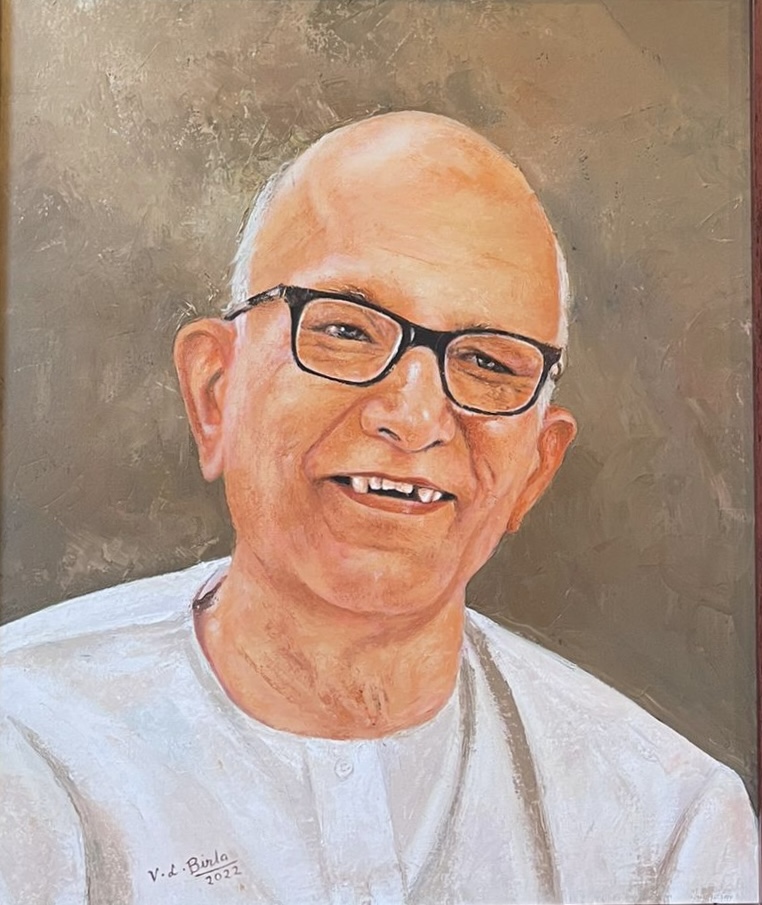 Portrait of Guru ji Shree Shantaram ji Bhanarkar
